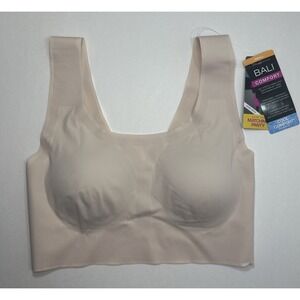 Bali Bra Womens Small Sandshell Pink Wireless Seamless Pullover Stretch DF3491